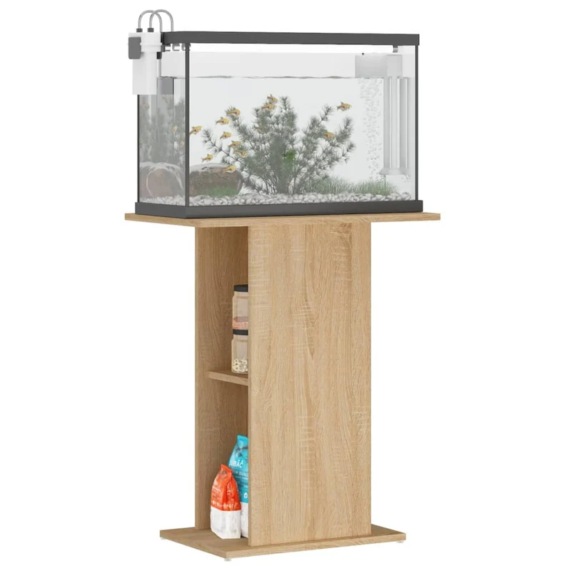 Aquariumständer aus Holzwerkstoff, 60,5x36x72,5 cm