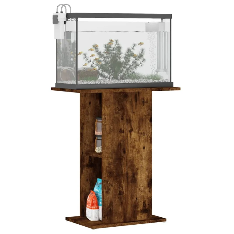 Aquariumständer aus Holzwerkstoff, 60,5x36x72,5 cm