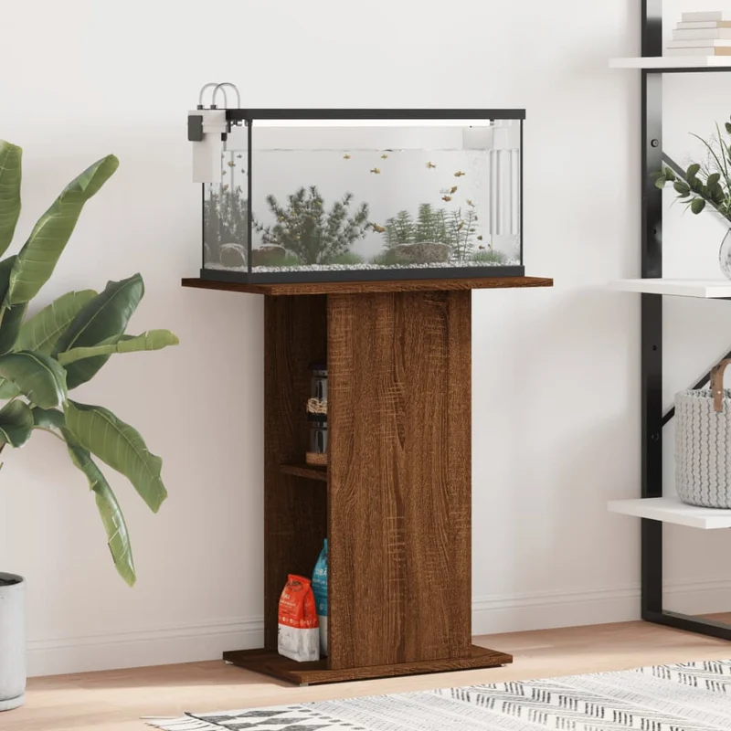 Aquariumständer aus Holzwerkstoff, 60,5x36x72,5 cm