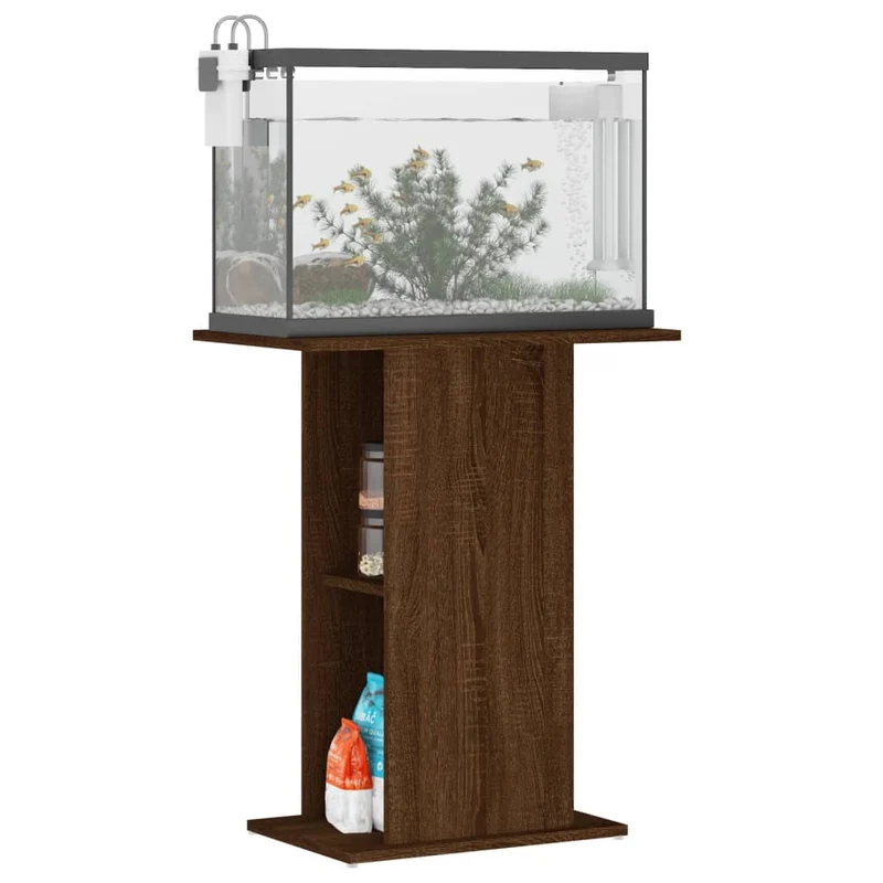 Aquariumständer aus Holzwerkstoff, 60,5x36x72,5 cm