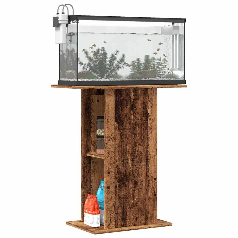 Aquariumständer aus Holzwerkstoff, 60,5x36x72,5 cm