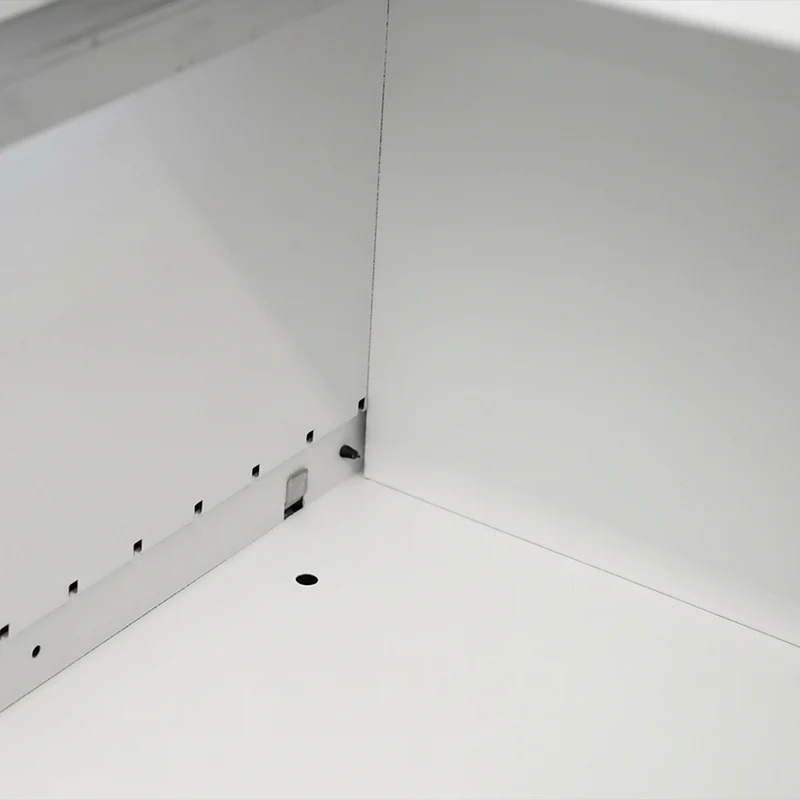 Stahl-Hängeregisterschrank (4 Schübe) – Einbahnig in Signalweiß
