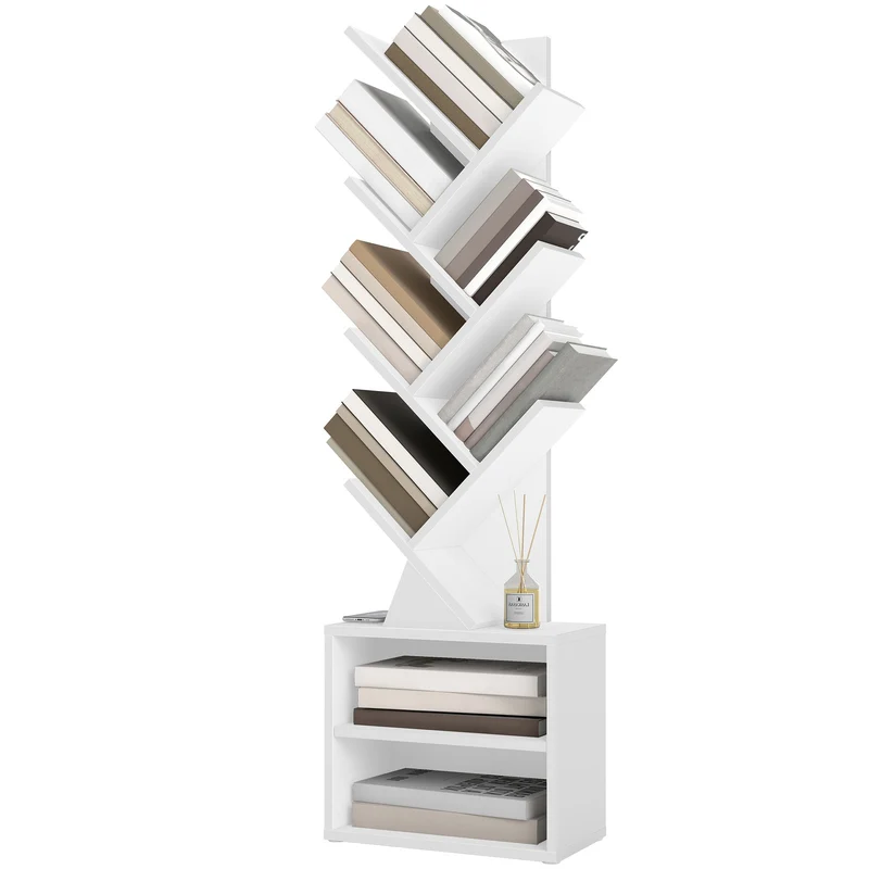 Custos Kollektion - Bücherregal in Baumform für platzsparende Aufbewahrung