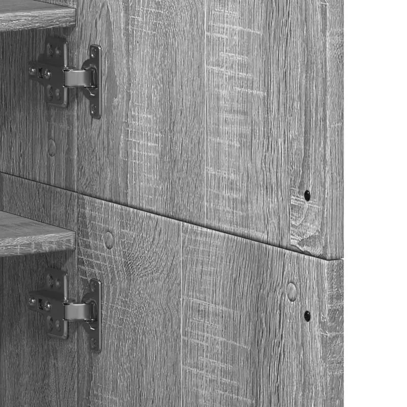 Hoher Schuhschrank aus Holzwerkstoff mit viel Stauraum