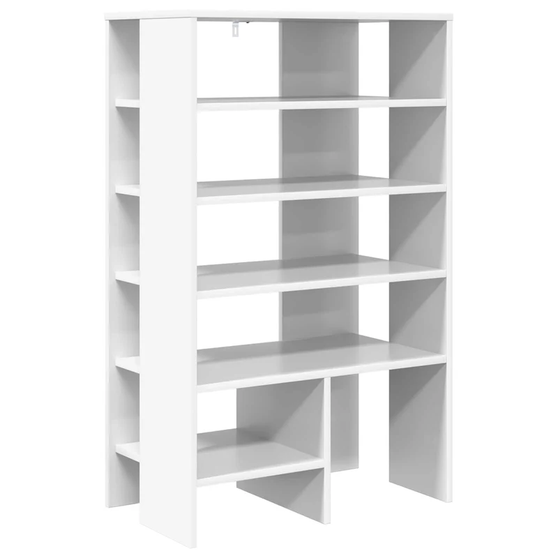 Schuhschrank mit Regal & Hocker, Holzwerkstoff