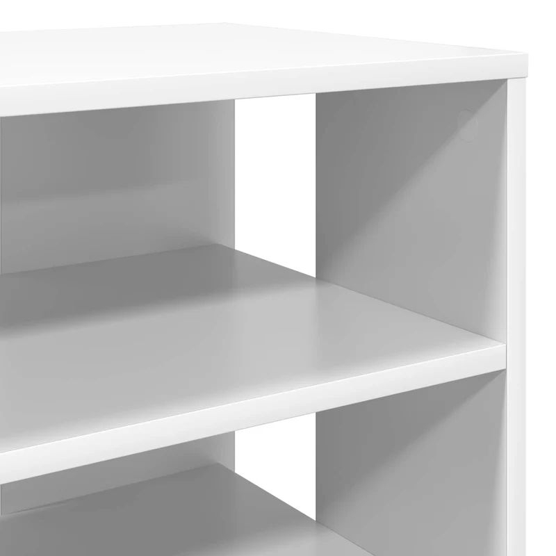 Schuhschrank mit Regal & Hocker, Holzwerkstoff