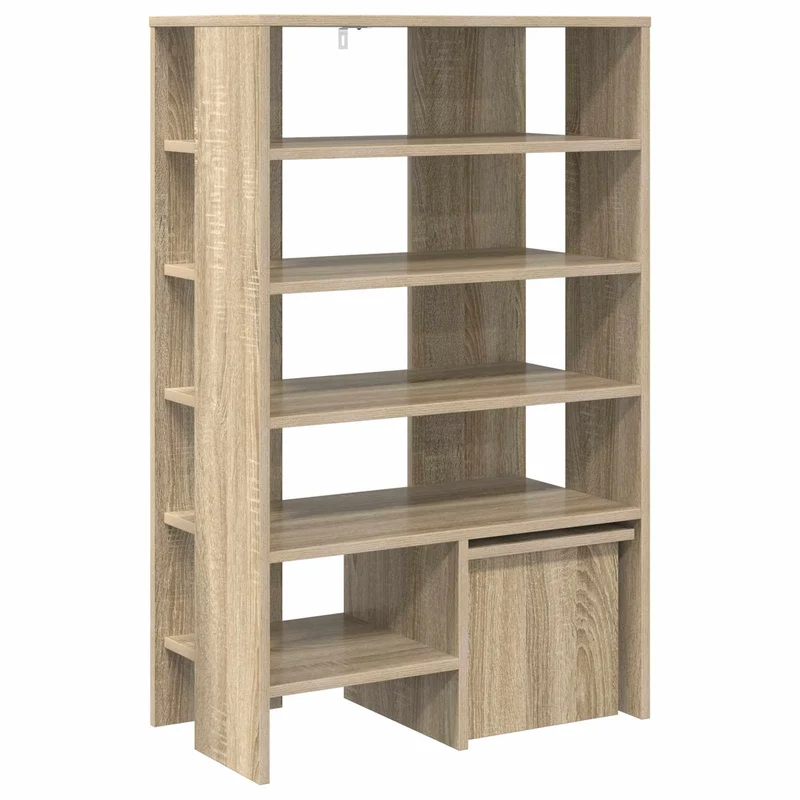 Schuhschrank mit Regal & Hocker, Holzwerkstoff