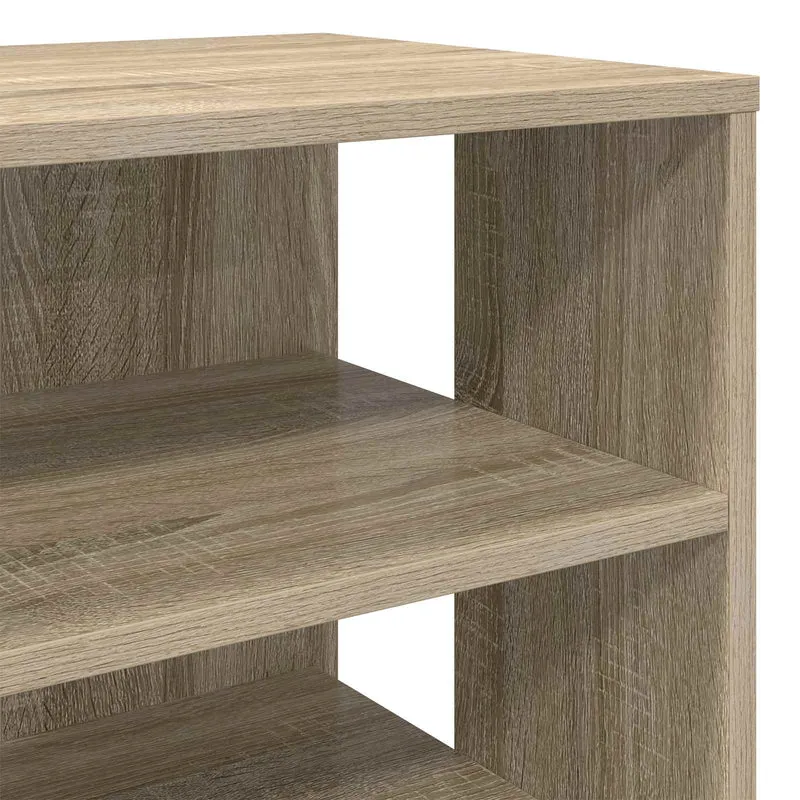 Schuhschrank mit Regal & Hocker, Holzwerkstoff