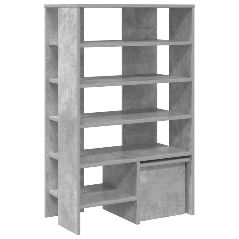Schuhschrank mit Regal & Hocker, Holzwerkstoff