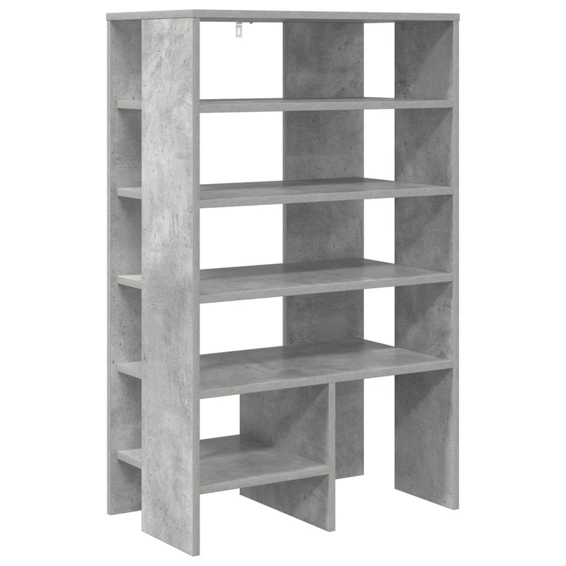 Schuhschrank mit Regal & Hocker, Holzwerkstoff