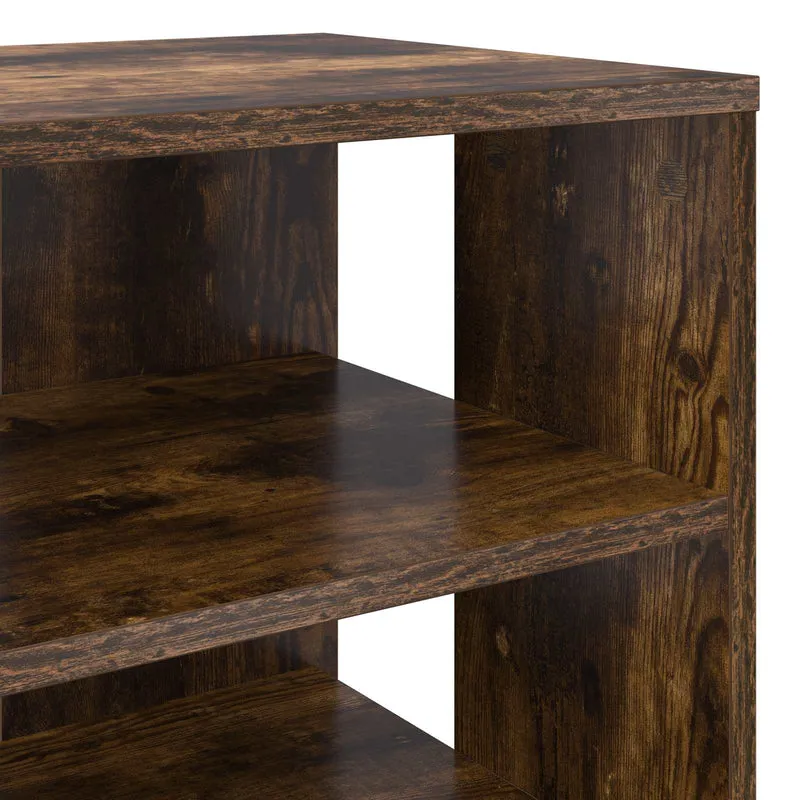 Schuhschrank mit Regal & Hocker, Holzwerkstoff