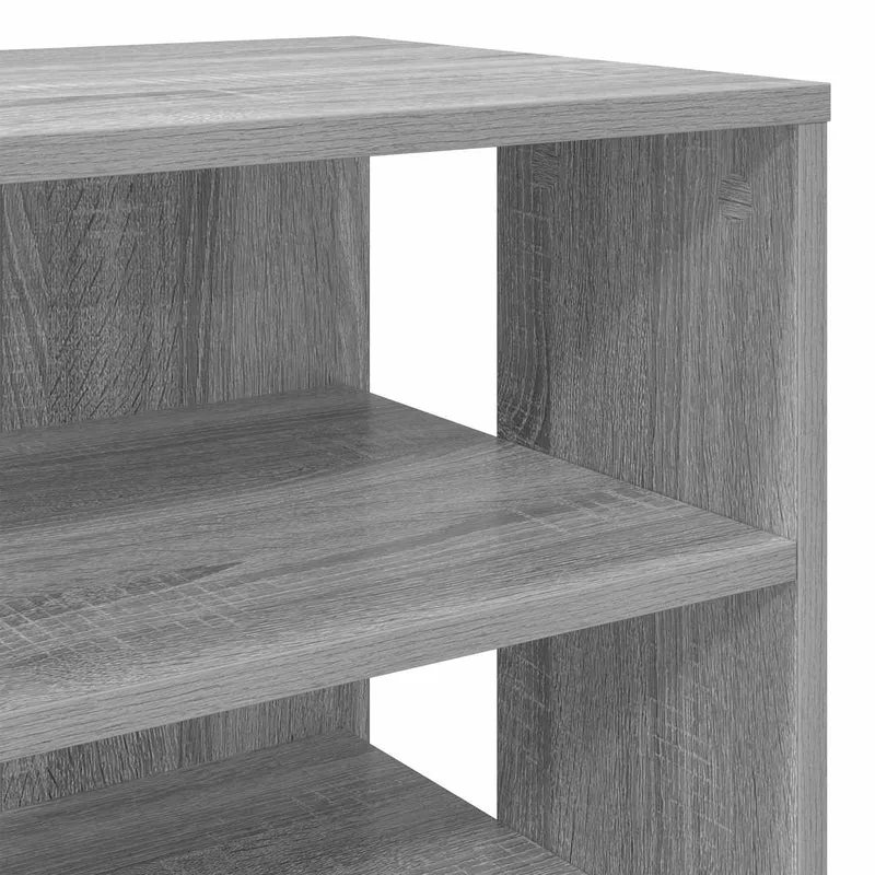 Schuhschrank mit Regal & Hocker, Holzwerkstoff
