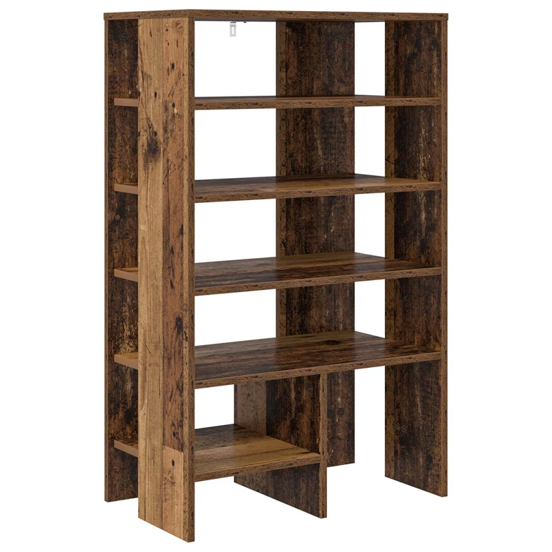 Schuhschrank mit Regal & Hocker, Holzwerkstoff