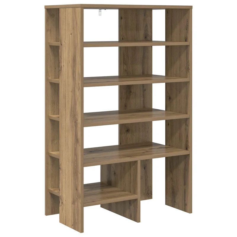 Schuhschrank mit Regal & Hocker, Holzwerkstoff