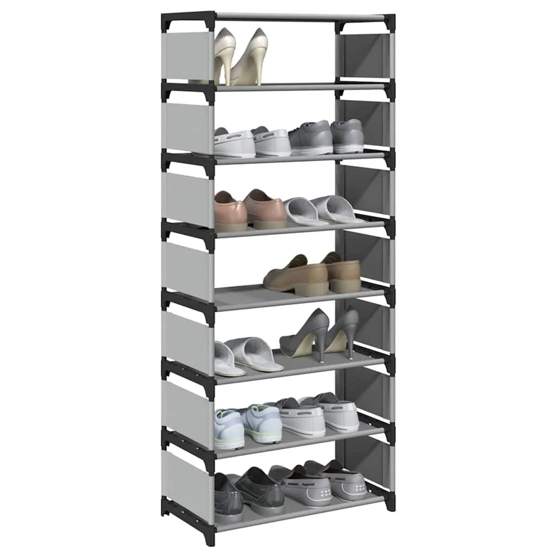 Offenes Schuhregal mit 8 Ebenen mit viel Platz