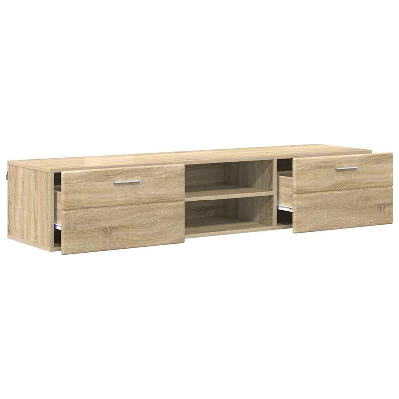 Flexibel zu montierendes Lowboard mit 2 Schubladen