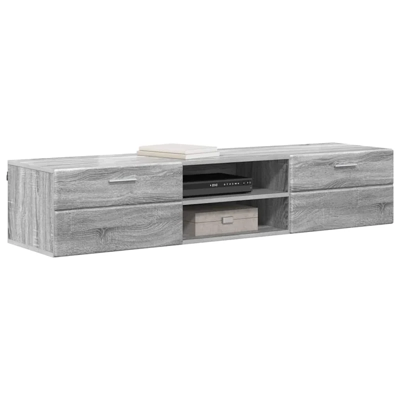 Flexibel zu montierendes Lowboard mit 2 Schubladen