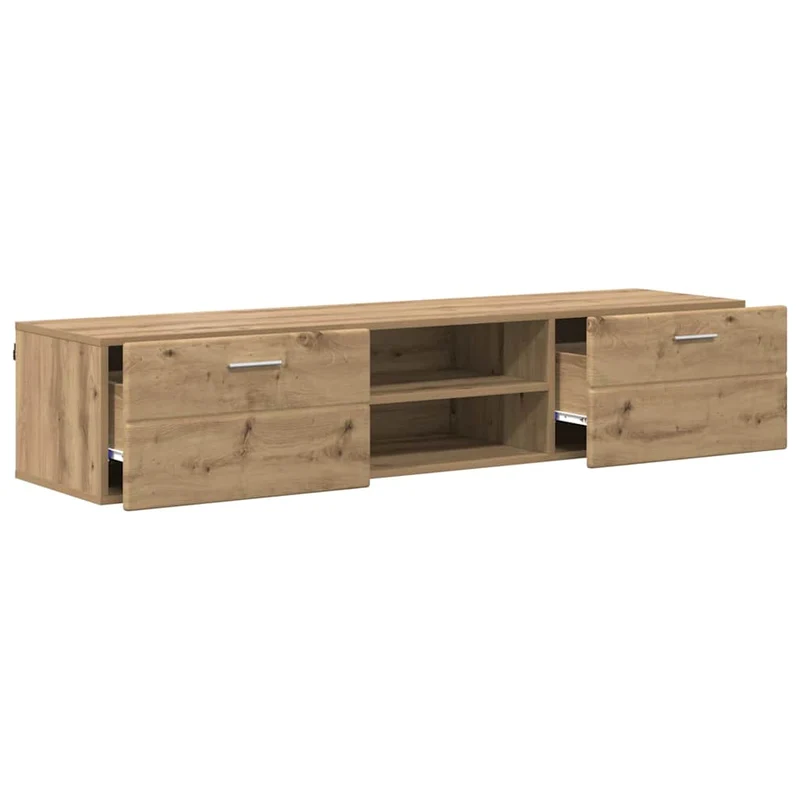 Flexibel zu montierendes Lowboard mit 2 Schubladen