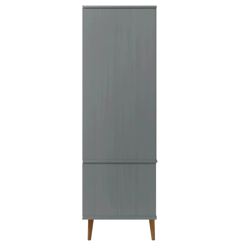 Massivholz Kleiderschrank MOLDE mit UV-Lackierung