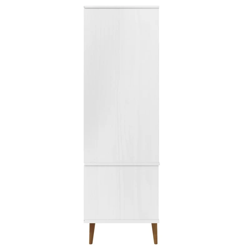 Massivholz Kleiderschrank MOLDE mit UV-Lackierung