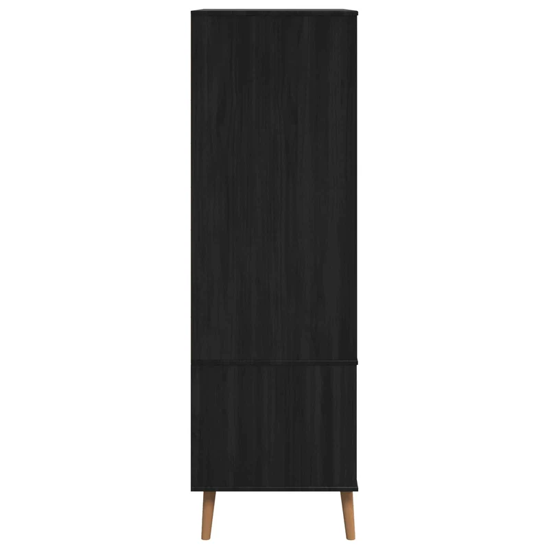 Massivholz Kleiderschrank MOLDE mit UV-Lackierung