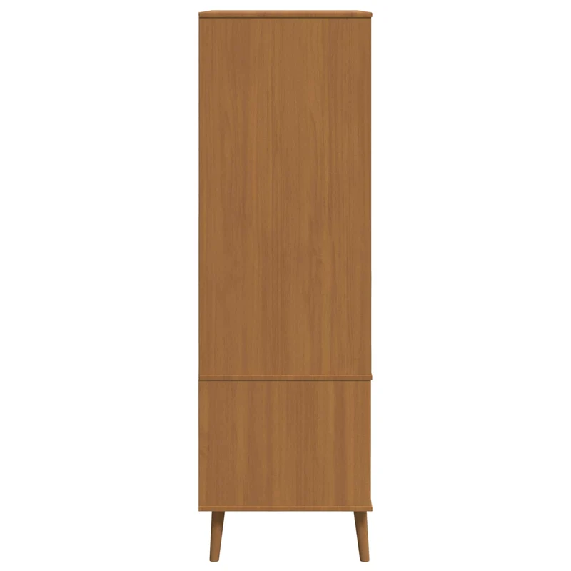 Massivholz Kleiderschrank MOLDE mit UV-Lackierung