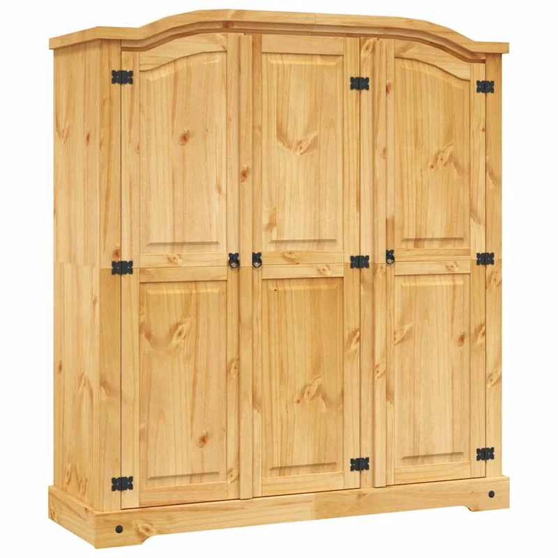 Hochwertiger Kleiderschrank aus Massivholz, Mexiko-Stil