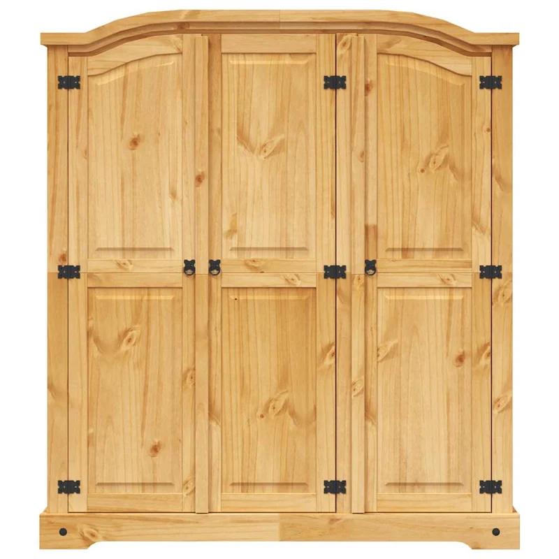 Hochwertiger Kleiderschrank aus Massivholz, Mexiko-Stil