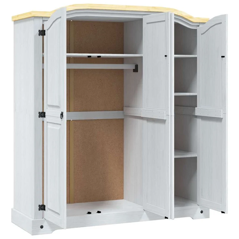 Hochwertiger Kleiderschrank aus Massivholz, Mexiko-Stil