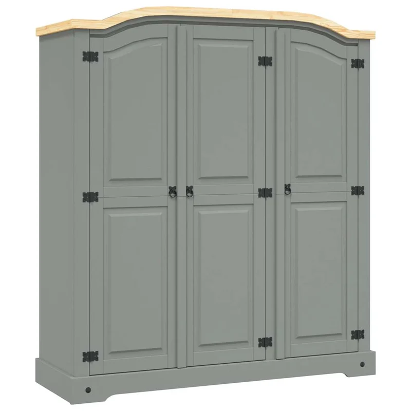 Hochwertiger Kleiderschrank aus Massivholz, Mexiko-Stil