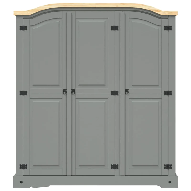 Hochwertiger Kleiderschrank aus Massivholz, Mexiko-Stil