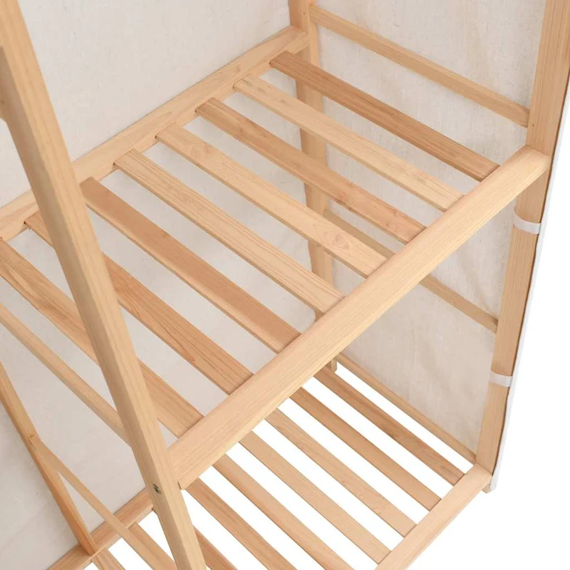 Leichter Kleiderschrank / Campingschrank mit 3 Ebenen