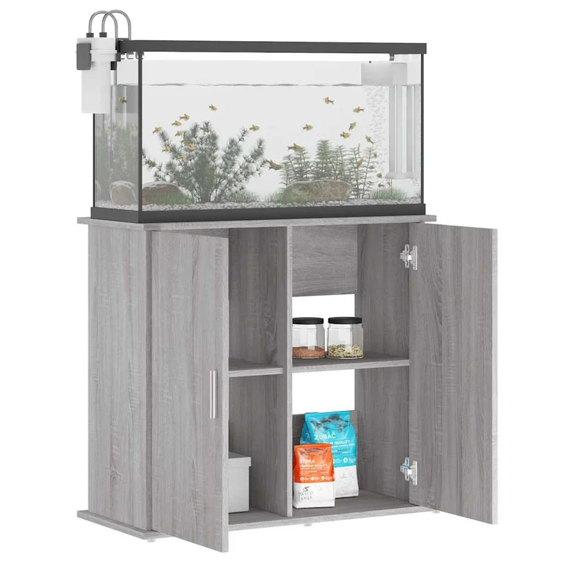 Aquariumschrank aus Holzwerkstoff, 81 x 36 x 73 cm