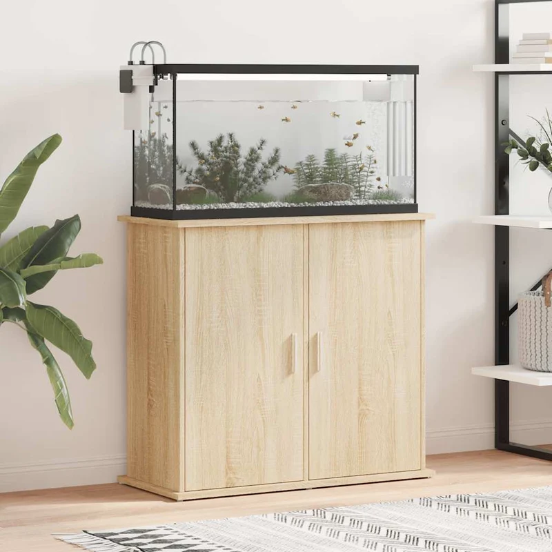 Aquariumschrank aus Holzwerkstoff, 81 x 36 x 73 cm