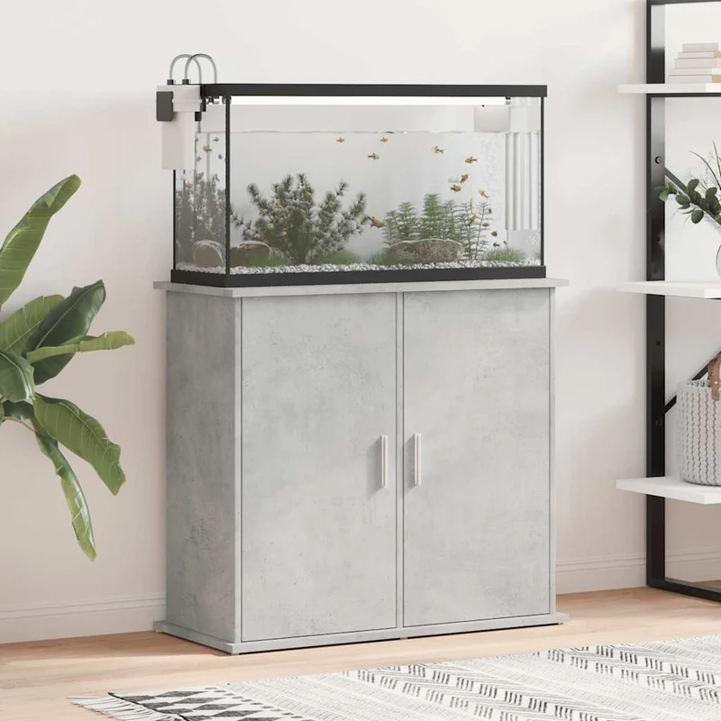 Aquariumschrank aus Holzwerkstoff, 81 x 36 x 73 cm