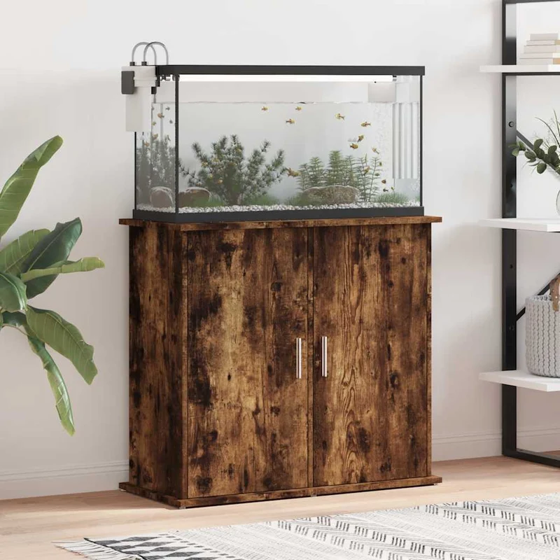 Aquariumschrank aus Holzwerkstoff, 81 x 36 x 73 cm