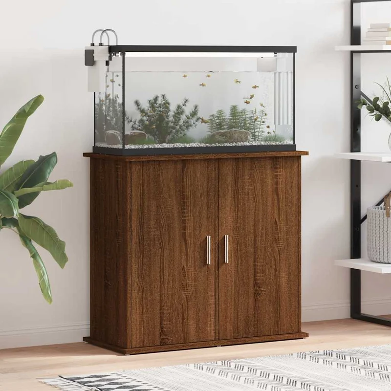 Aquariumschrank aus Holzwerkstoff, 81 x 36 x 73 cm