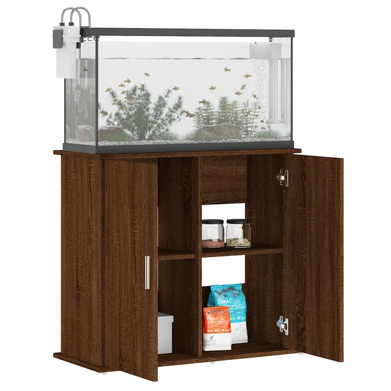 Aquariumschrank aus Holzwerkstoff, 81 x 36 x 73 cm