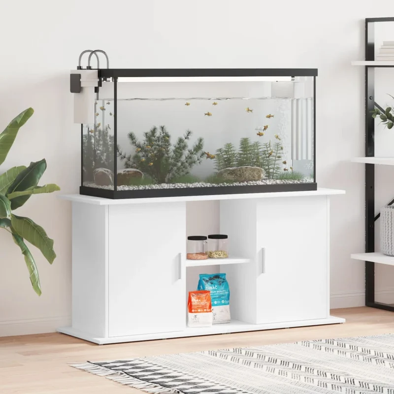Aquariumständer aus Holzwerkstoff, 121 x 41 x 58 cm