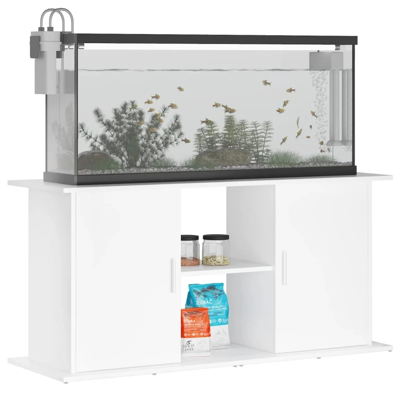 Aquariumständer aus Holzwerkstoff, 121 x 41 x 58 cm