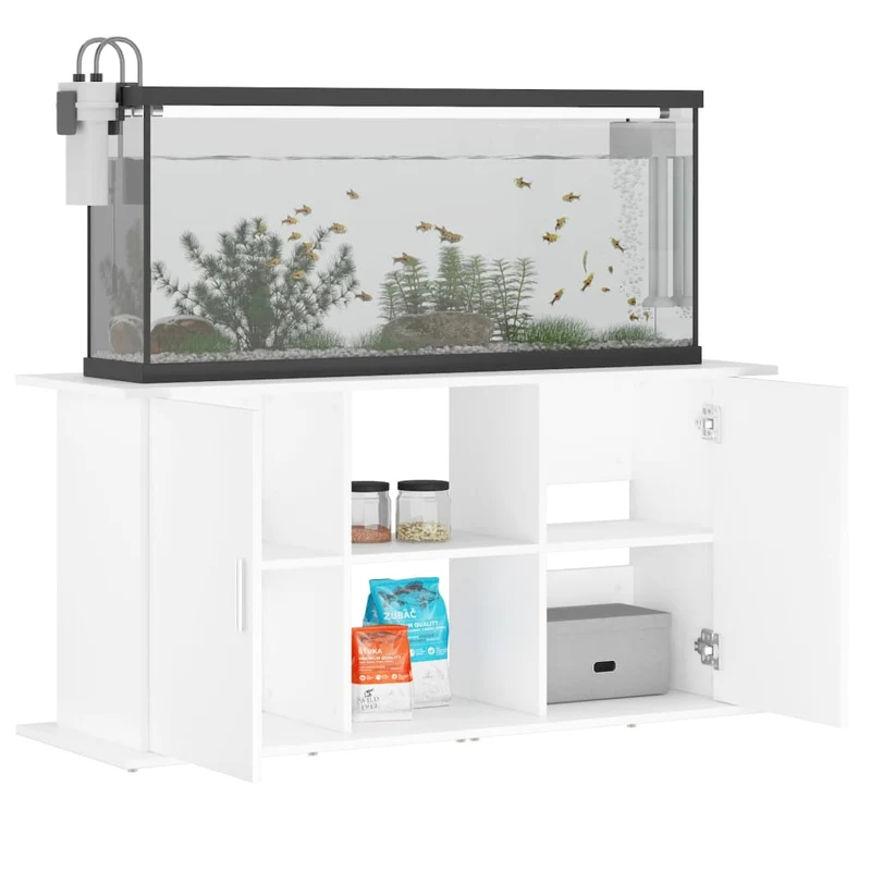 Aquariumständer aus Holzwerkstoff, 121 x 41 x 58 cm