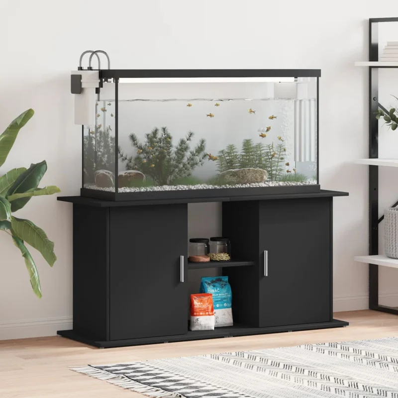 Aquariumständer aus Holzwerkstoff, 121 x 41 x 58 cm