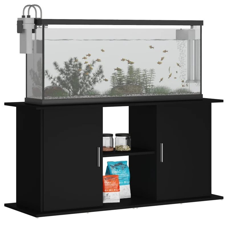 Aquariumständer aus Holzwerkstoff, 121 x 41 x 58 cm