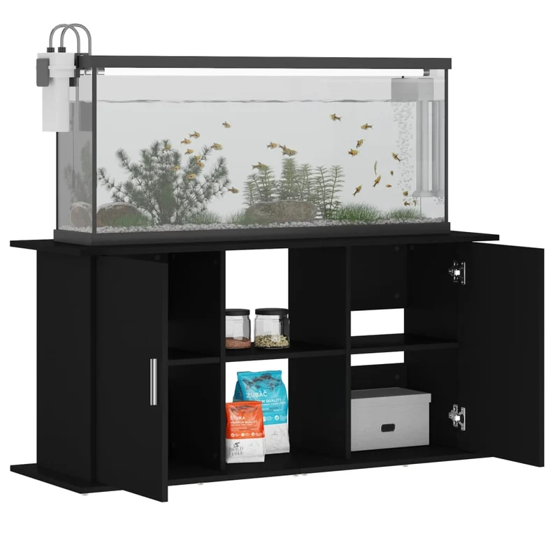Aquariumständer aus Holzwerkstoff, 121 x 41 x 58 cm