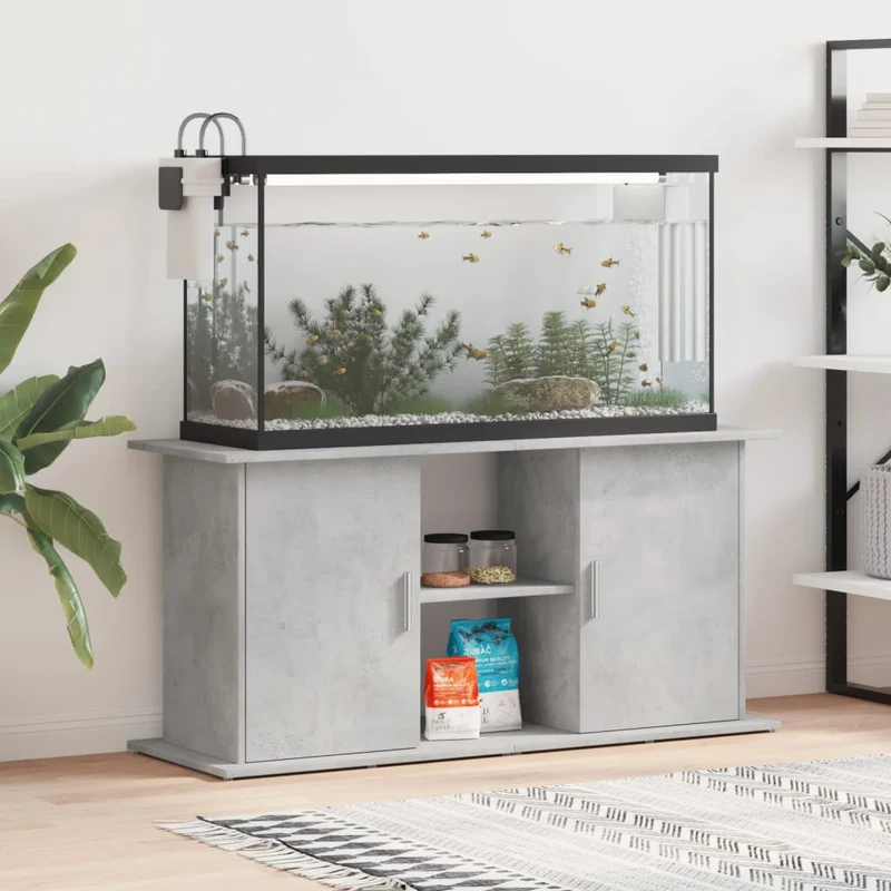 Aquariumständer aus Holzwerkstoff, 121 x 41 x 58 cm