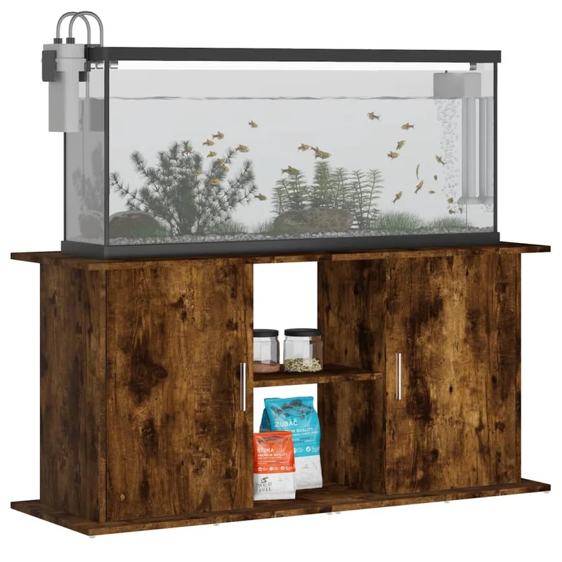 Aquariumständer aus Holzwerkstoff, 121 x 41 x 58 cm