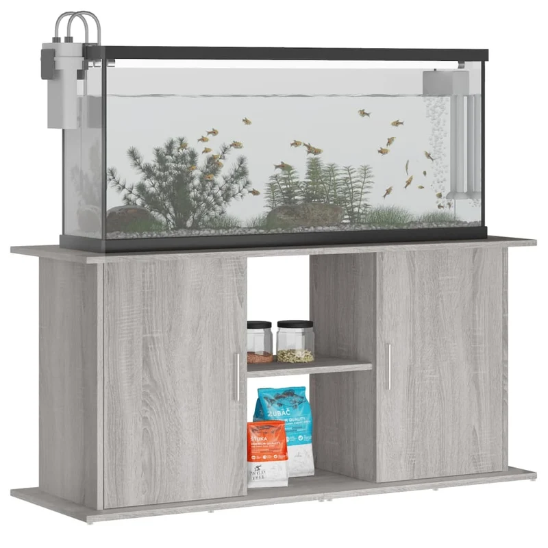 Aquariumständer aus Holzwerkstoff, 121 x 41 x 58 cm
