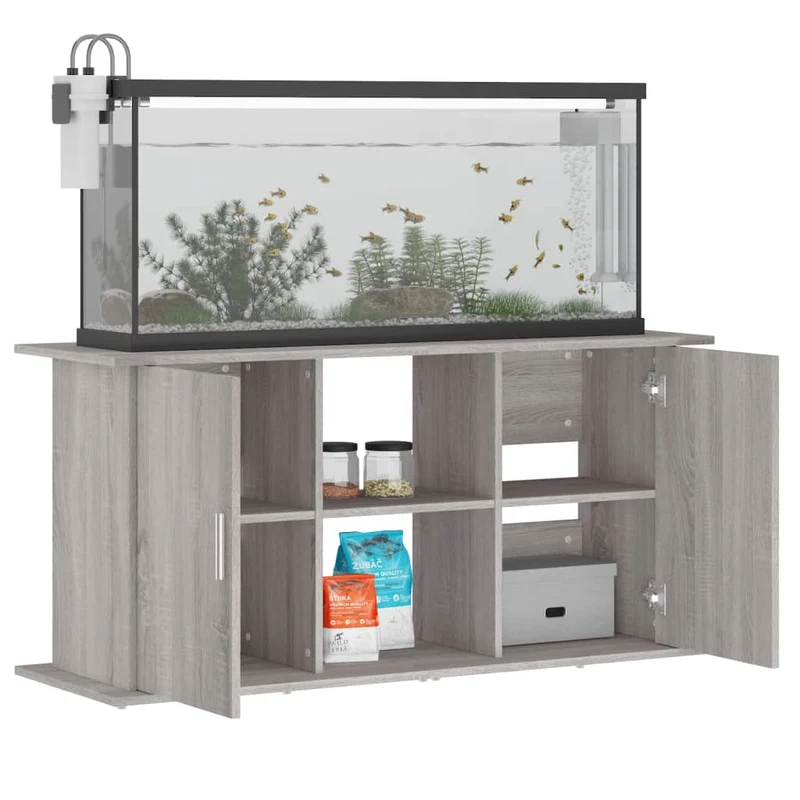 Aquariumständer aus Holzwerkstoff, 121 x 41 x 58 cm