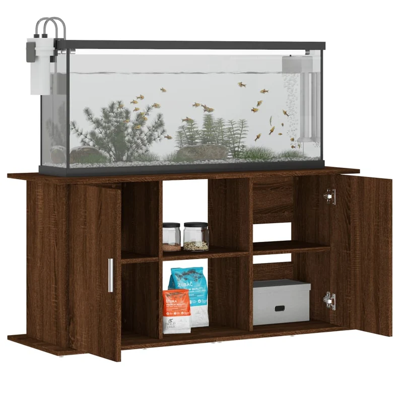 Aquariumständer aus Holzwerkstoff, 121 x 41 x 58 cm