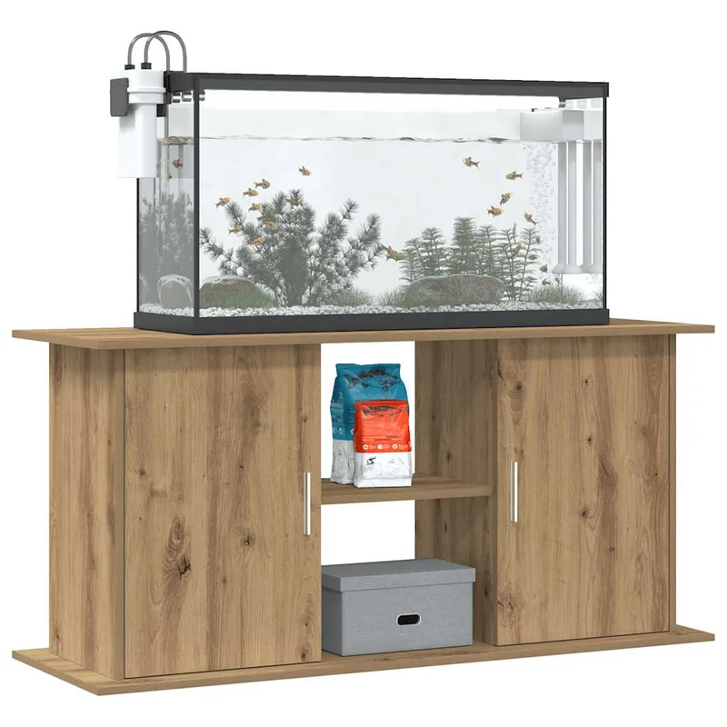 Aquariumständer aus Holzwerkstoff, 121 x 41 x 58 cm